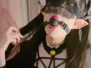 痩せた女の子の小悪魔オナニー